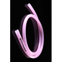 Kaya Shisha Silikonschlauch Rosa Logo 150 cm