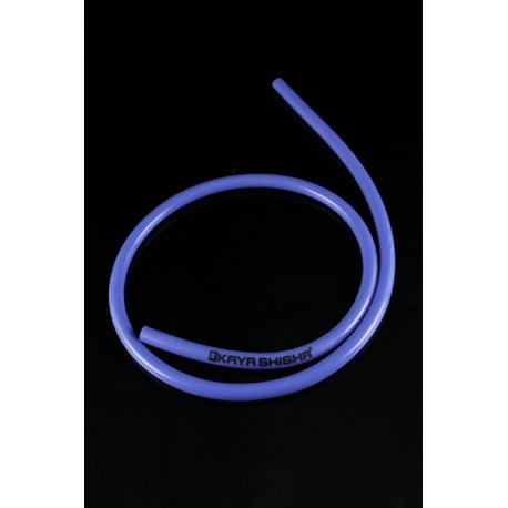 Kaya Shisha Silikonschlauch Blau Logo 150 cm