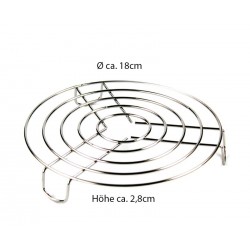 Metall Ablagegitter für Shishakohlen Ø 18cm