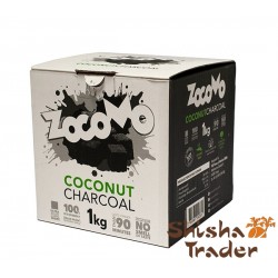 ZocoMo Premium Kokos Naturkohle 1Kg