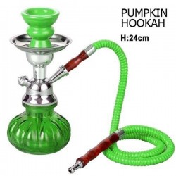 Pumkin Shisha 23cm hoch grün