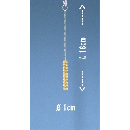 Reinigungsbürste klein aus Naturfaser Länge ca. 18 cm