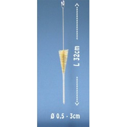 Reinigungsbürste Naturfaser 0,5-3 cm konisch Gesamtlänge ca. 33 cm