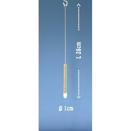 Reinigungsbürste schmal mit Wollschopf Länge 31 cm