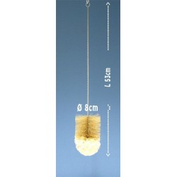 Reinigungsbürste mit Wollschopf Länge 55 cm 