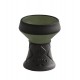 Al-Mani Shisha Steinkopf Opal-Edition 4 Loch Black Green