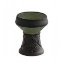 Al-Mani Shisha Steinkopf Opal-Edition 4 Loch Black Green