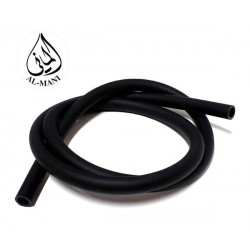AL-MANI Shisha Silikonschlauch Black matt ca. 145cm lang