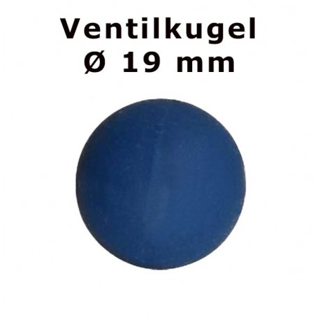 Kaya La Coppa 3.0 Ventilkugel Blau 19 mm