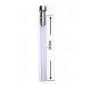 Kaya Shisha PNX 590 Brass Ersatz Glas-Tauchrohr inkl. Verbinder 22,5 cm