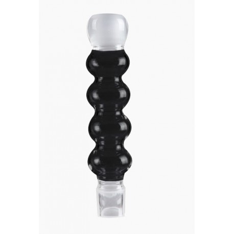 Kaya Shisha Bubble Black Glasrauchsäule 29.2er Schliff