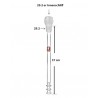 Kaya Shisha La Coppa Ersatz Glas-Tauchrohr Diffusor 37 cm