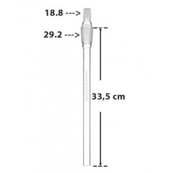 Kaya Shisha La Coppa V2 Ersatz Glas-Tauchrohr 33,5 cm