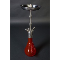 Kaya Edelstahl Shisha INOX 630 Screw Red