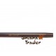 Caesar Shisha Alu Slim Mundstück Brown matt 42 cm